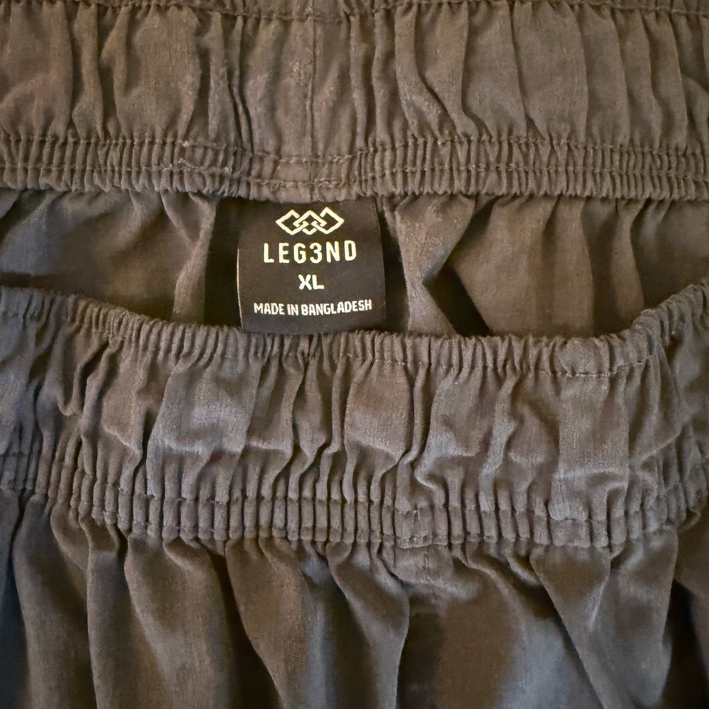 LEG3ND Men's Athletic Shorts - Charcoal Gray